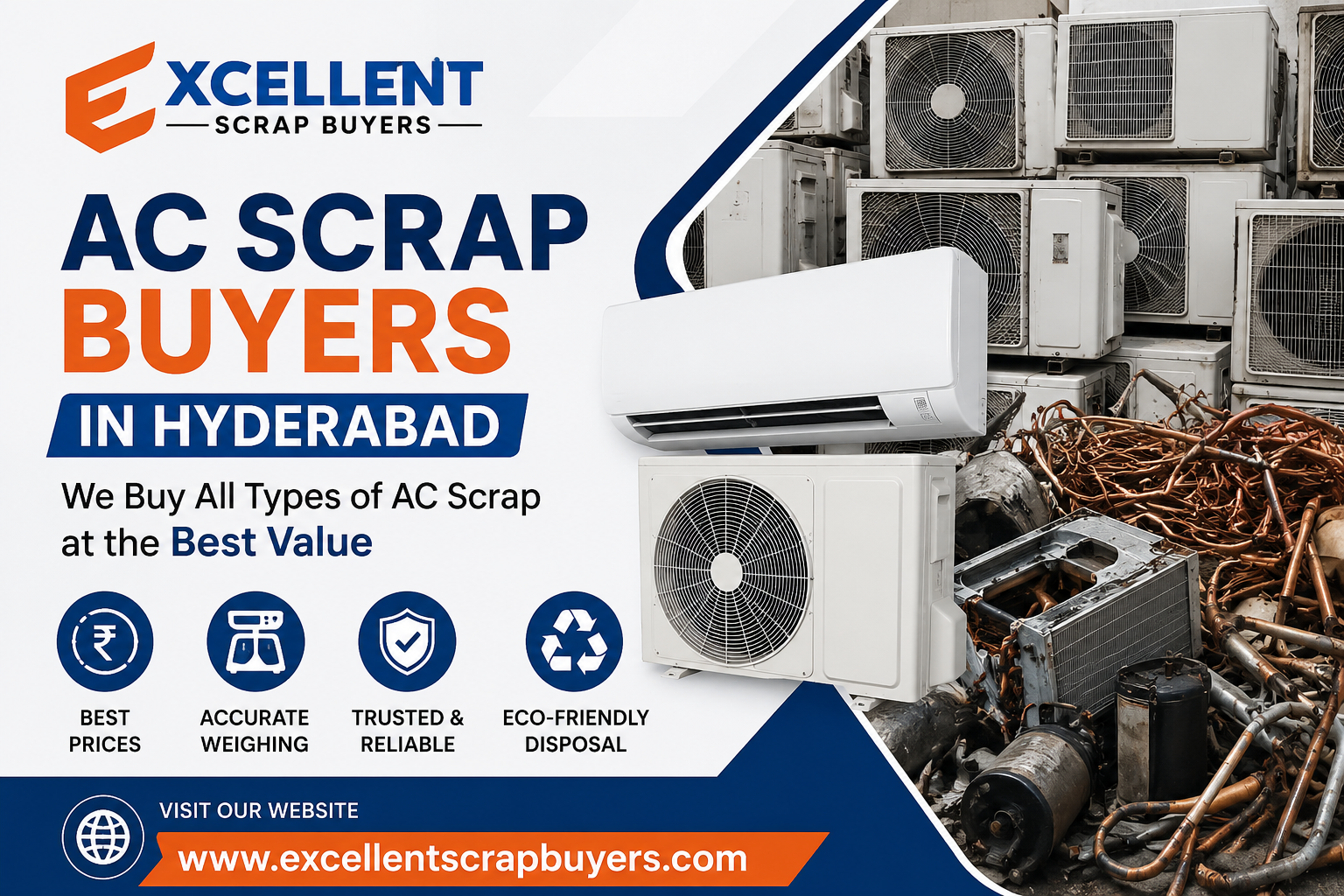 AC Scrap Buyers in Hyderabad – Trusted Scrap Buyers in Hyderabad | Excellent Scrap Buyers